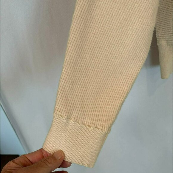 Love Tree Bat Wing Sweater Pullover Round Neck Women's Sz XL in Cream Versatile - Picture 5 of 13